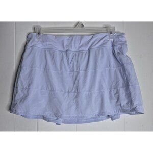 Lululemon Pace Rival MR Skirt Long 3.5” Liner Size 14 Pastel Lavender